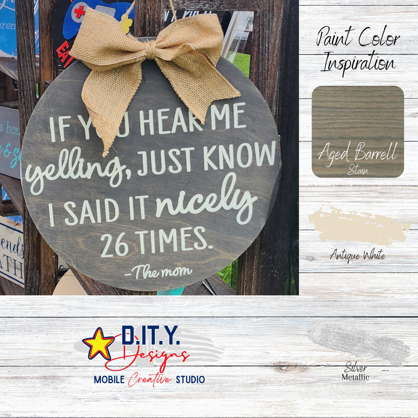 If you hear me yelling, just know I said it nicely 26 times