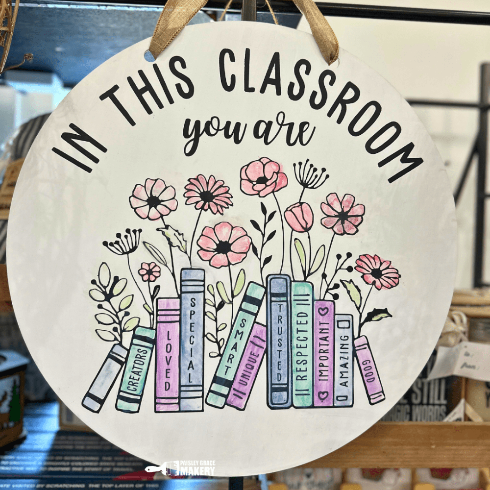 In this Classroom Sign - Personalized!