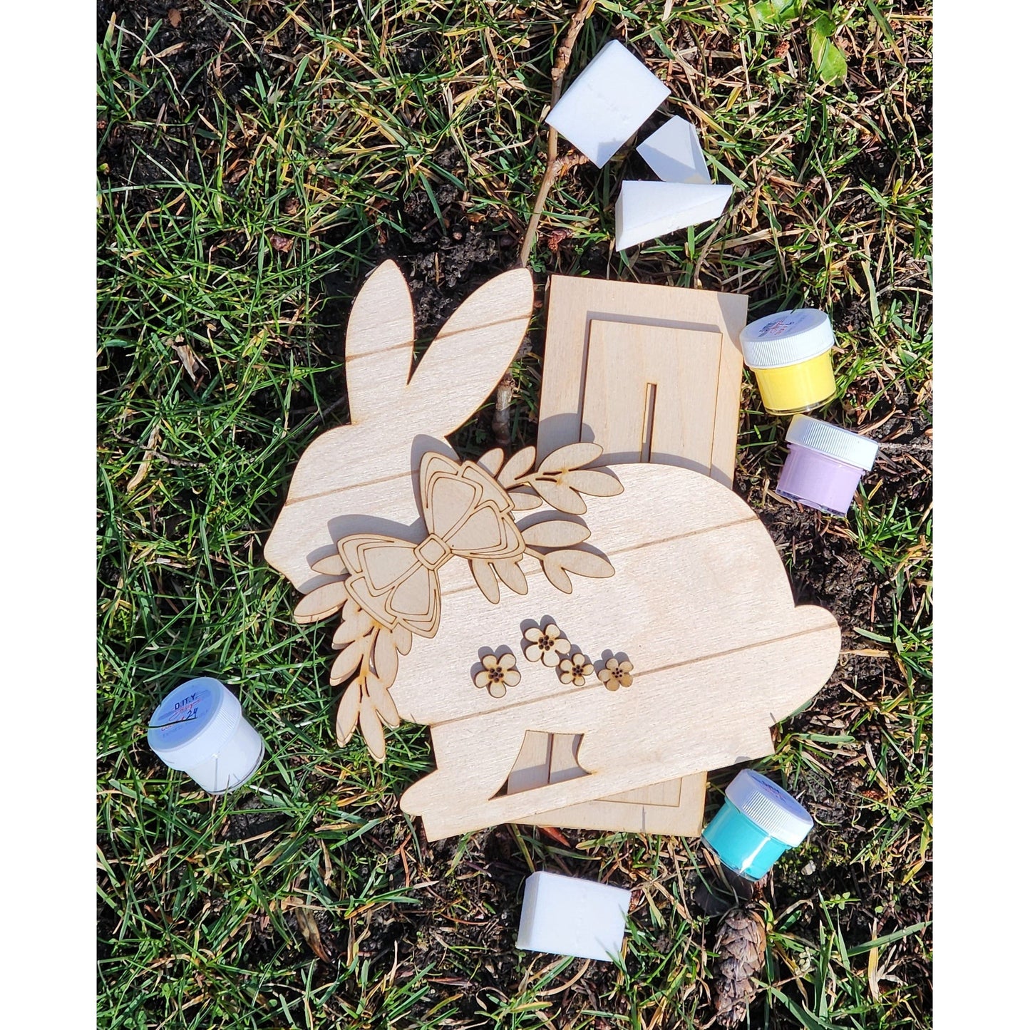 Spring Bunny - Floral
