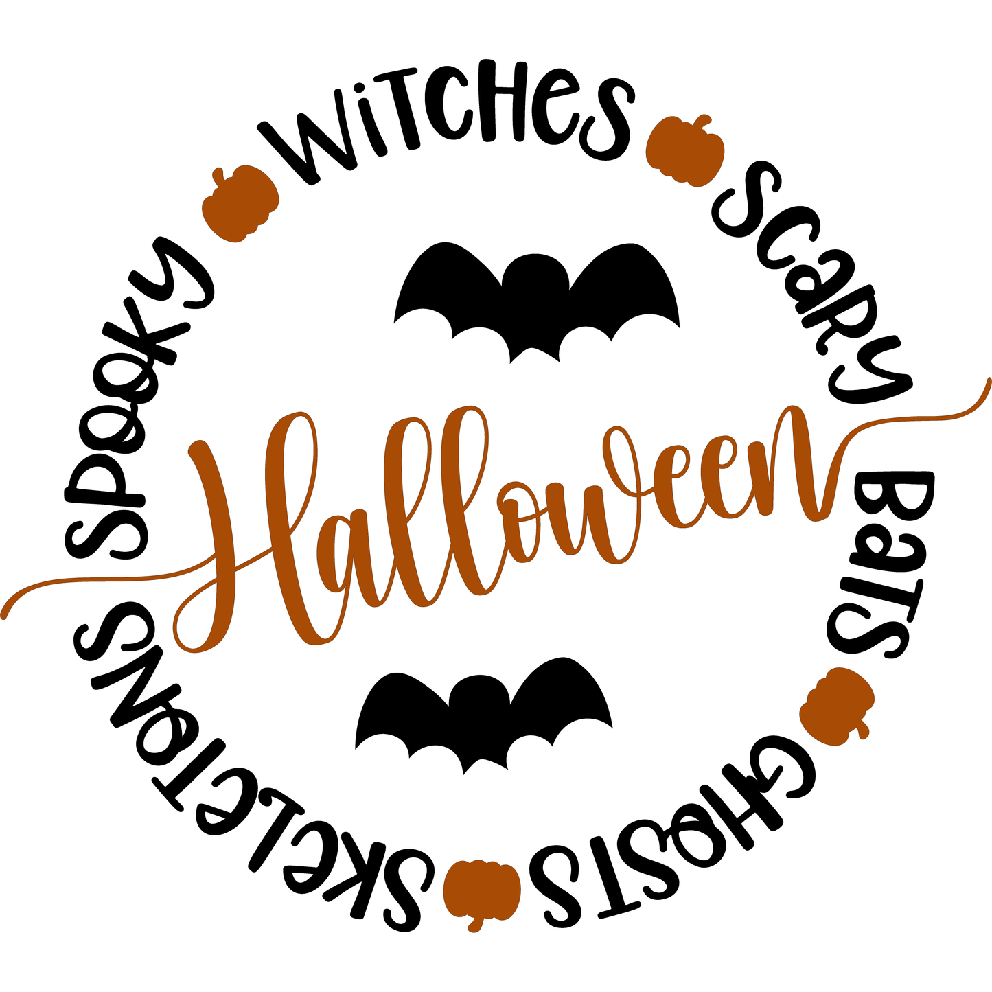 Halloween Rounds - 7 Design Options!