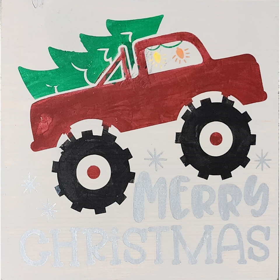 Monster Truck Merry Christmas