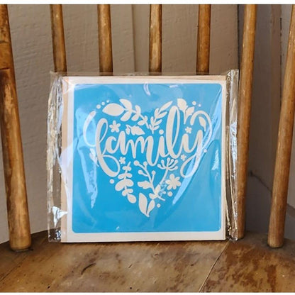 Family Greenery Heart