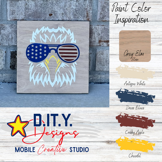 Patriotic Eagle - 2 Options!