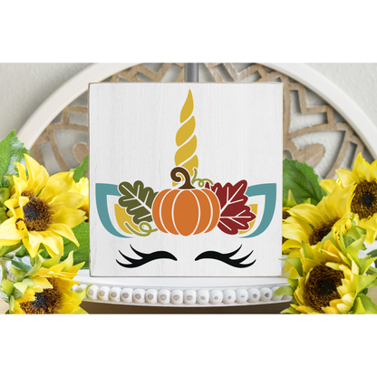 Unicorn Fall Pumpkin