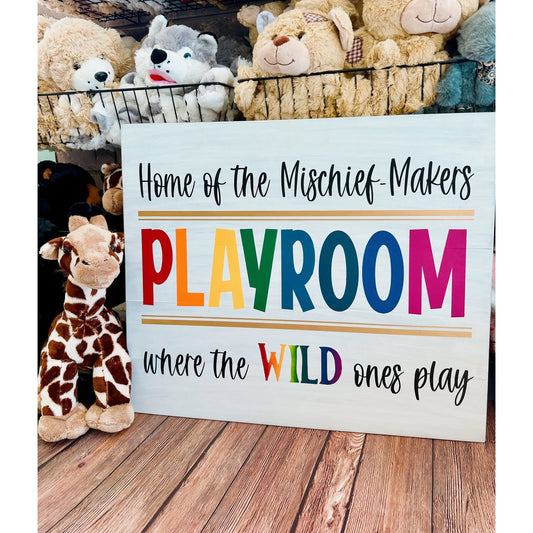 Home of the Mischief Makers Playroom
