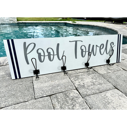 Pool Towels with Hooks