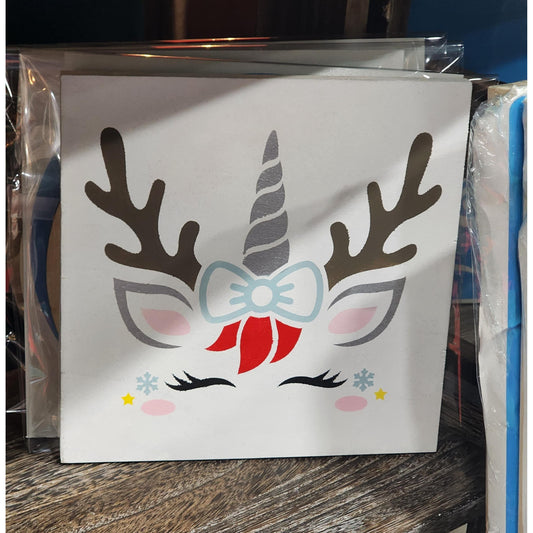 Christmas Reindeer Unicorn