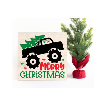 Monster Truck Merry Christmas