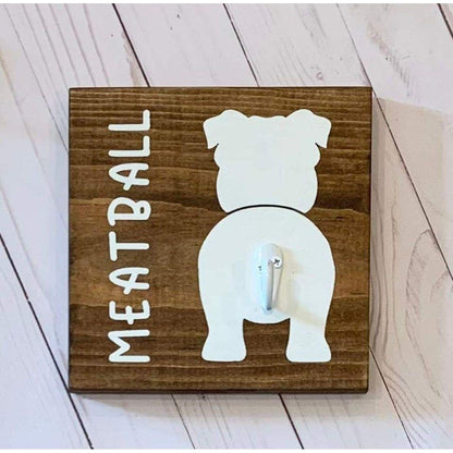 Dog Butt - Key/Leash Hanger Sign